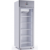 Шкаф холодильный, GN1/1+GN2/4,  500л, 1 дверь стекло правая, 5 полок, ножки, +1/+10С, дин.охл., белый, фронт серый, R290, ручка длинная